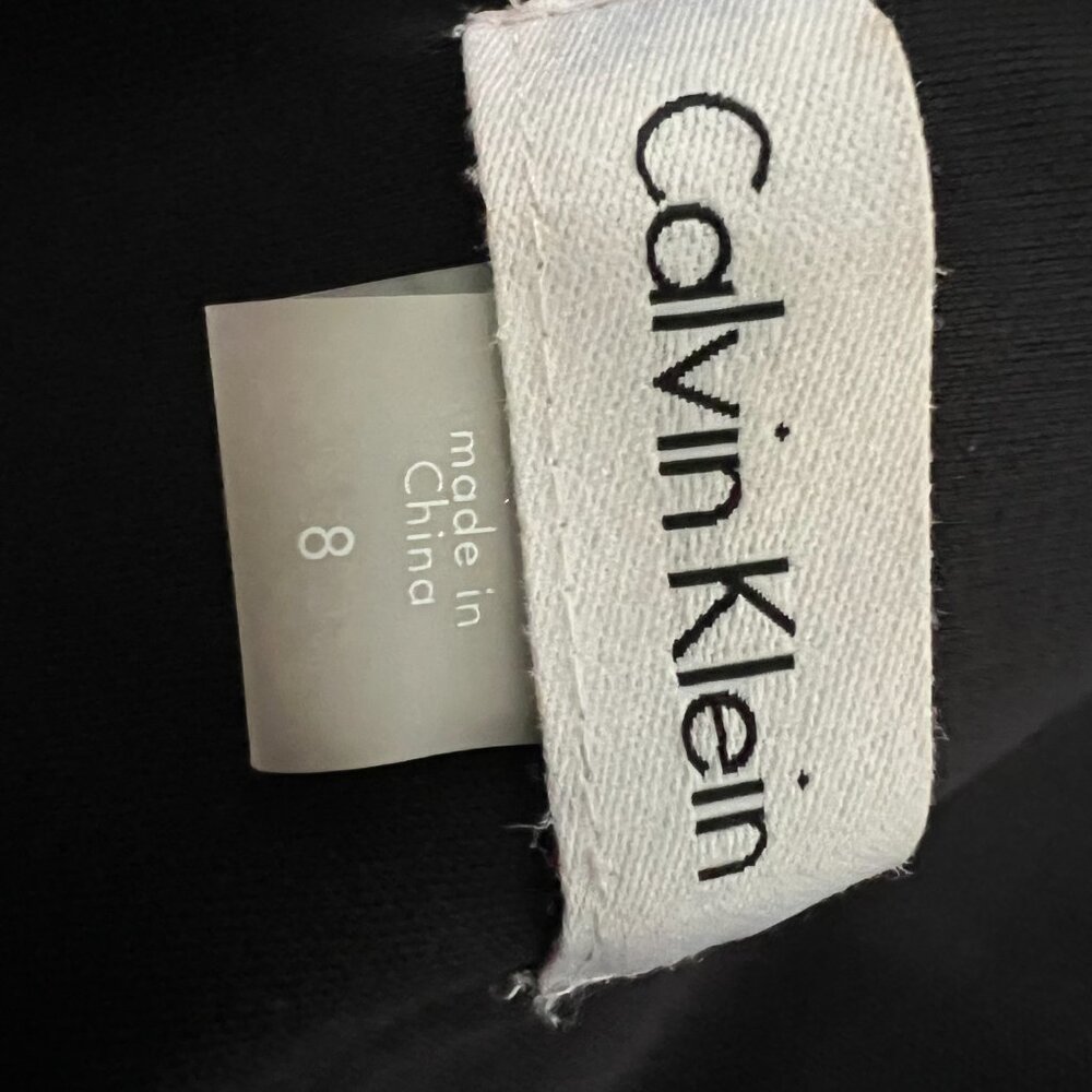Calvin Klein Cocktail dress silver & black with embellishment Size 8 - Picture 11 of 16